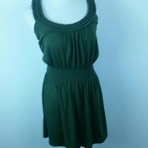 PINK ROSE l Olive Sleeveless Knit Dress E1 - Picture 1 of 7